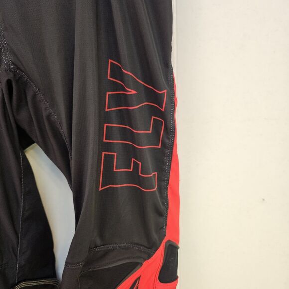 Fly Racing Kinetic Mesh MX Motorcycle Pants Red Black Sz 34 Breathable T0392 - Picture 3 of 11